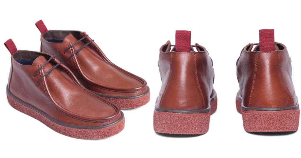 calçado masculino: botas de couro